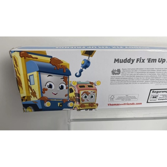 Fisher Price Thomas and Friends Muddy Fix Em Up Friends Motorized Train - Picture 7 of 13